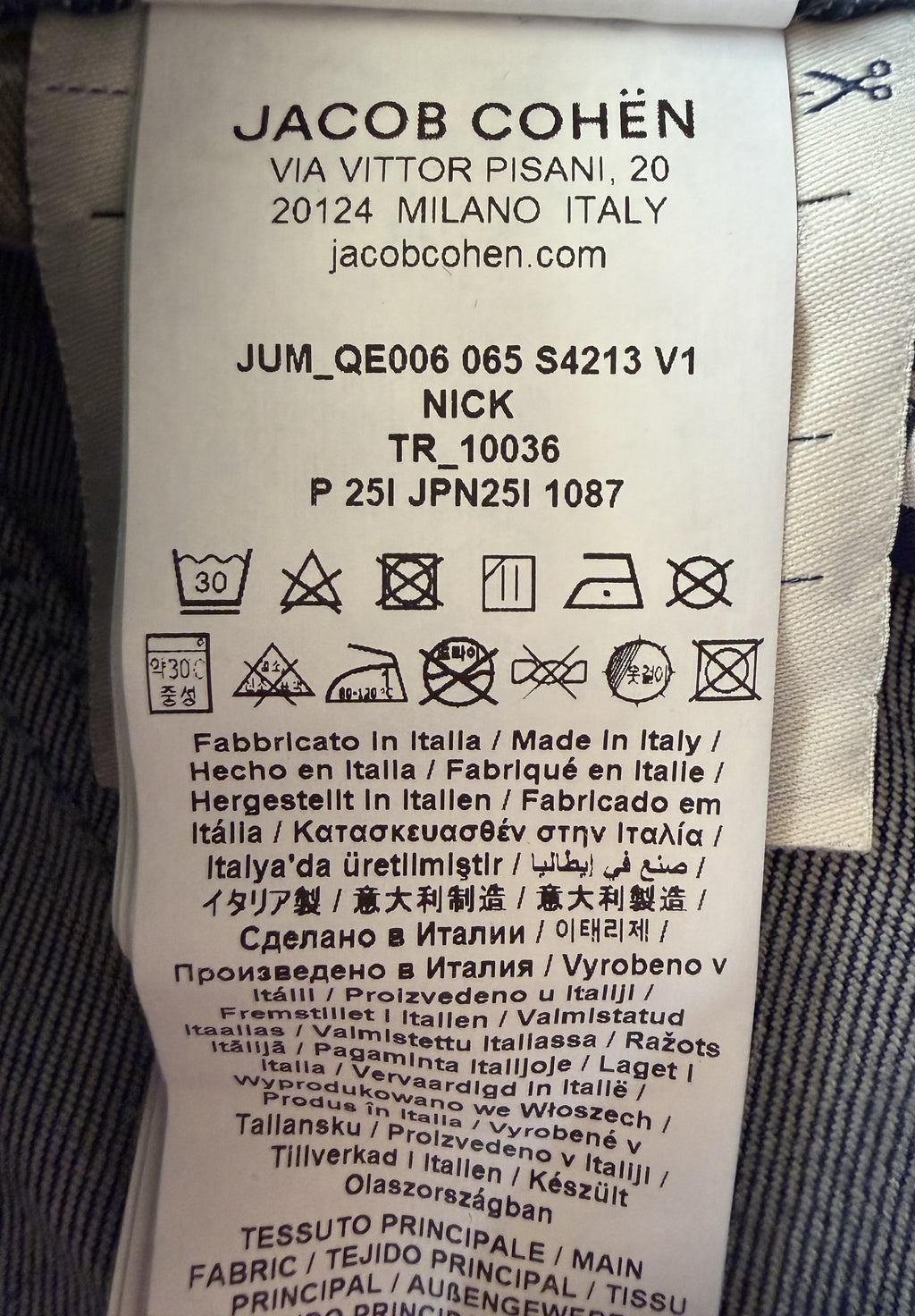 Jacob Cohen Nick New Edition Size 36 — foto 7