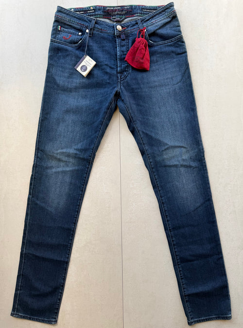 Jacob Cohën J688 Flag Comf Jeans Indigo Blue Size 33