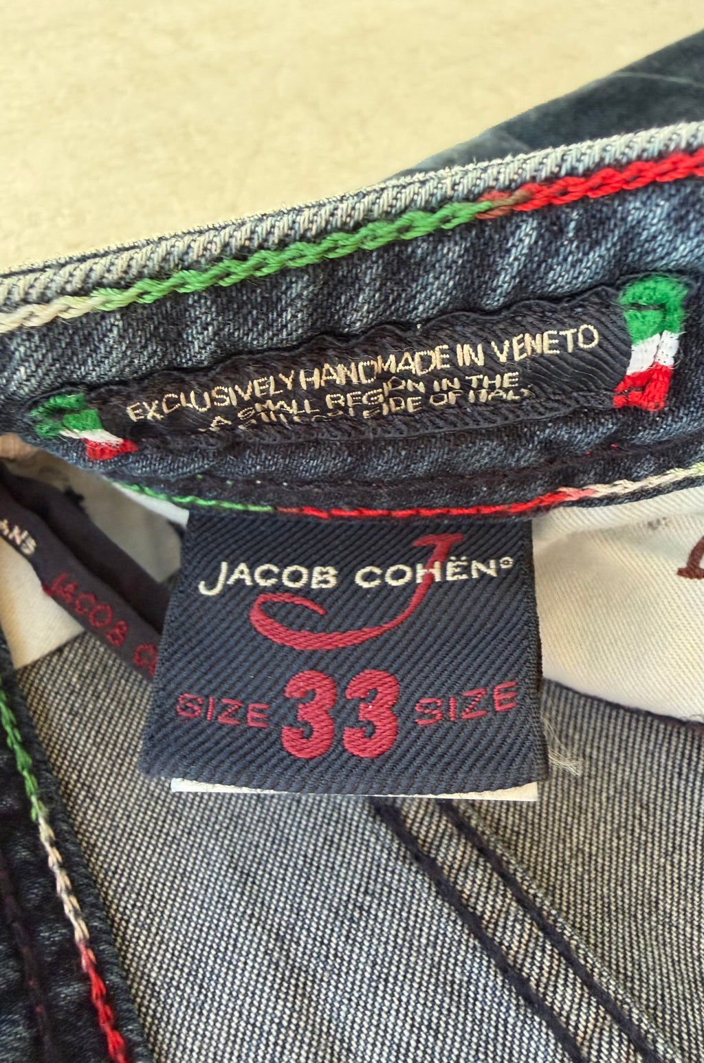 Jacob Cohën J688 Flag Comf Jeans Indigo Blue Size 33