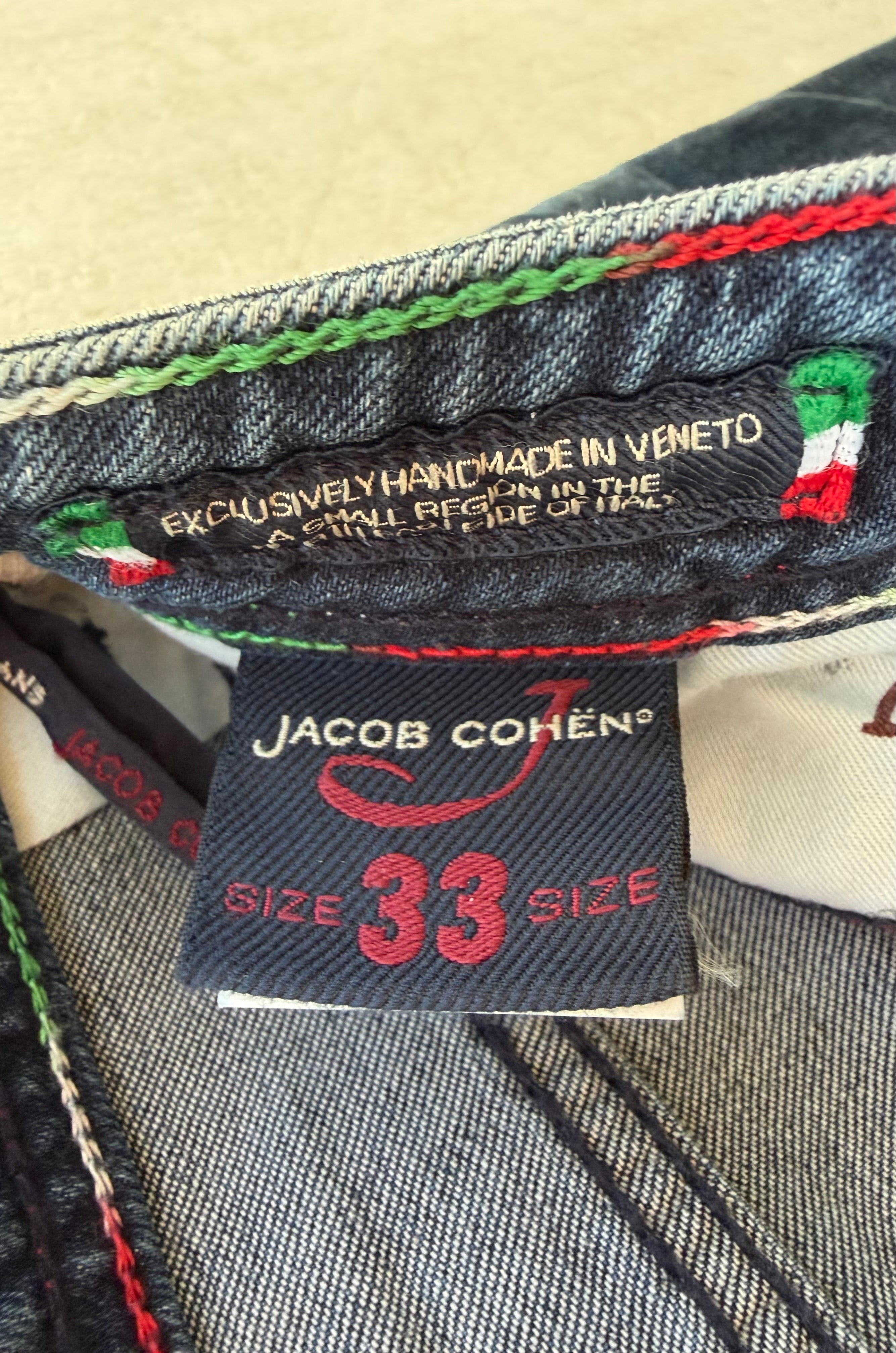 Jacob Cohën J688 Flag Comf Jeans Indigo Blue Size 33