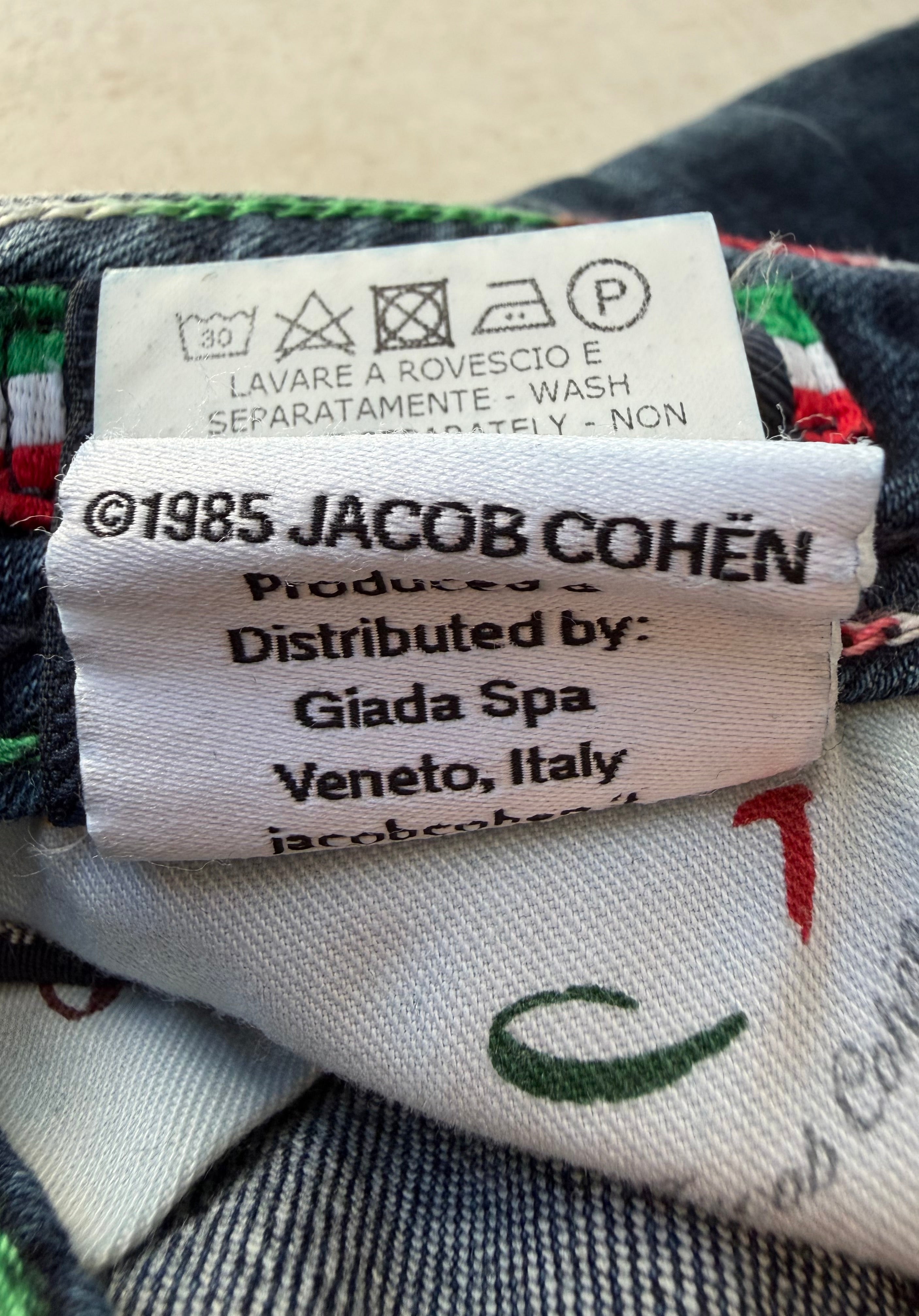 Jacob Cohën J688 Flag Comf Jeans Indigo Blue Size 33