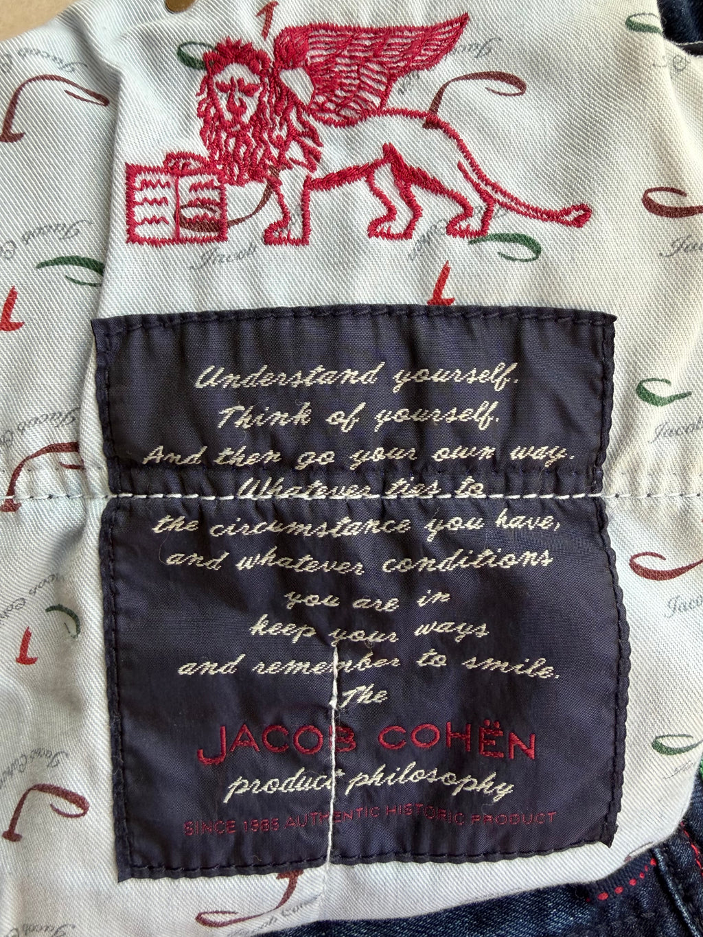 Jacob Cohën J688 Flag Comf Jeans Indigo Blue Size 33