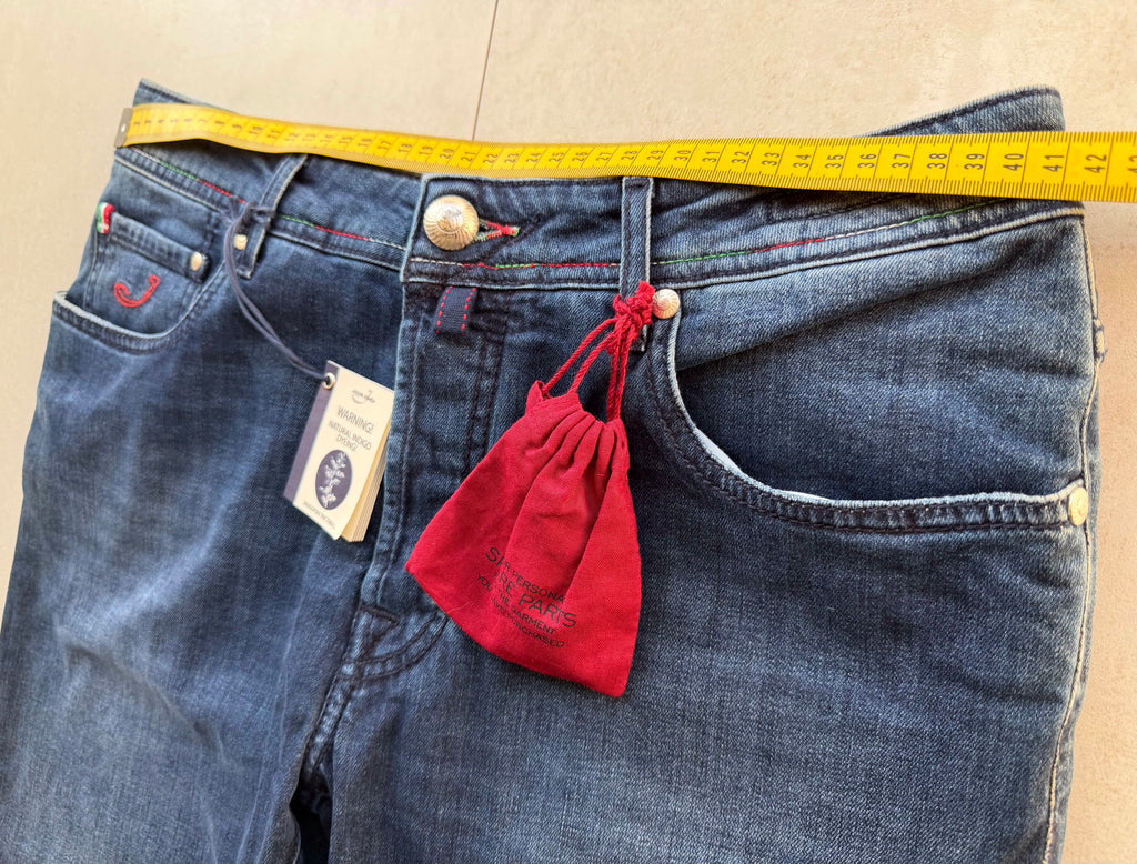 Jacob Cohën J688 Flag Comf Jeans Indigo Blue Size 33